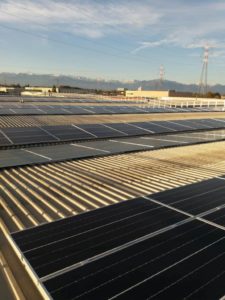 impianto fotovoltaico su capannone industriale