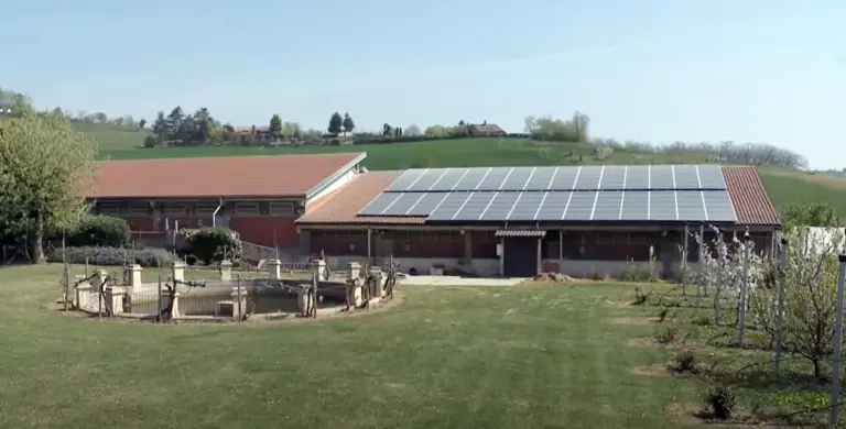 impianto fotovoltaico azienda agricola cascina canape pecetto torinese