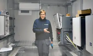 container per impianto fotovoltaico aziendale