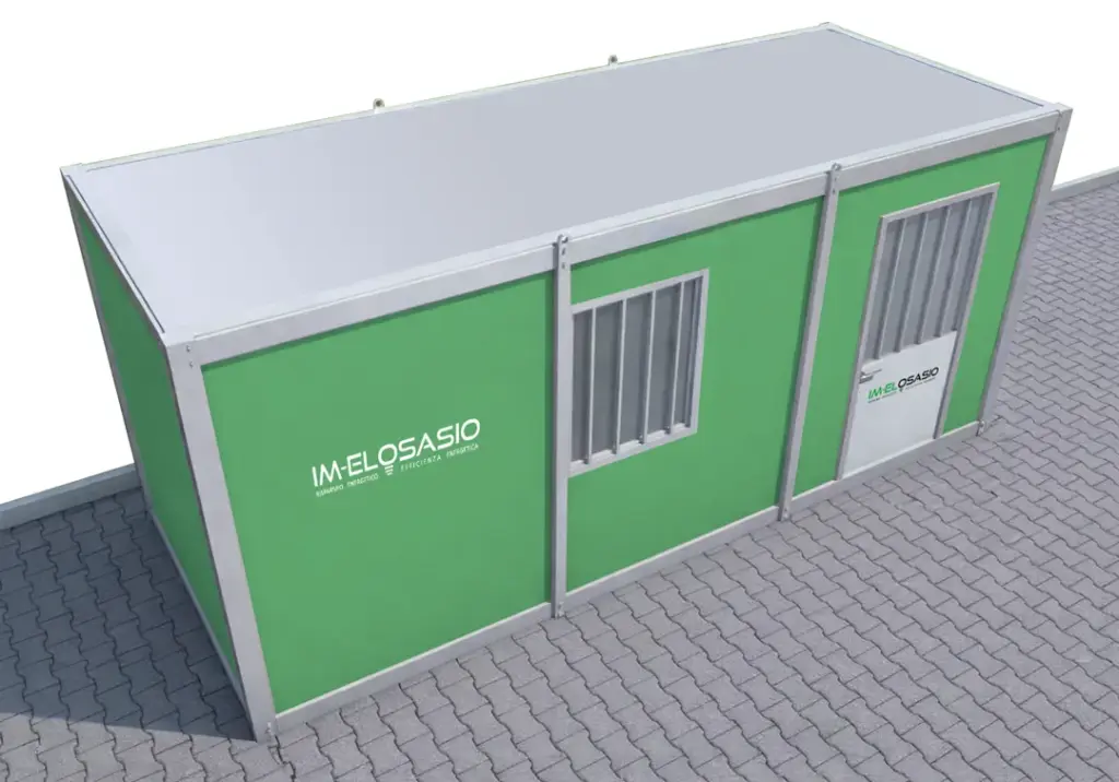 container per impianto fotovoltaico