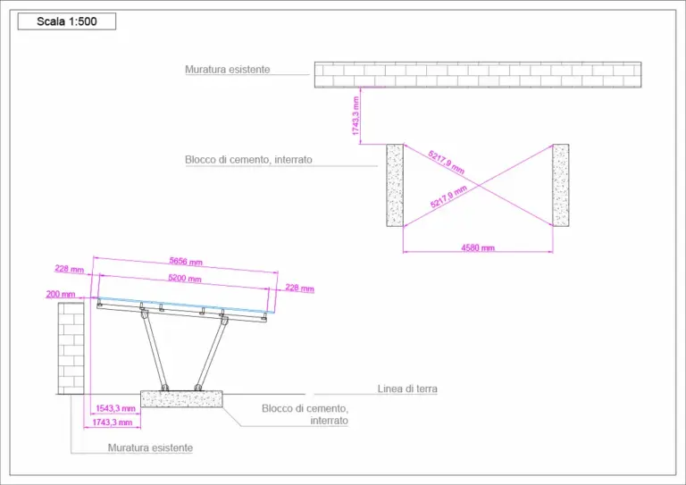 STRUTTURA pensilina fotovoltaica PROGETTO TECNICO CARPORT A CURA DI IM-EL OSASIO