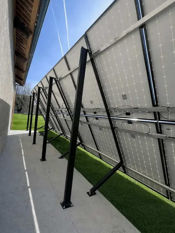 impianto fotovoltaico a terra a Vigone Torino installato da IM-EL Osasio