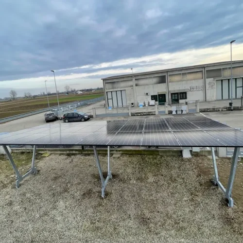 carport realizzazione pensilina fotovoltaica per autoveicoli